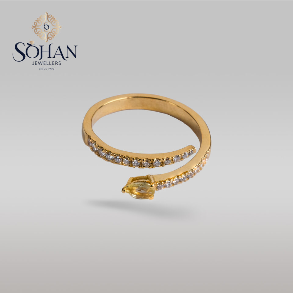 Bahraini Desert Jewel Ring - Top View