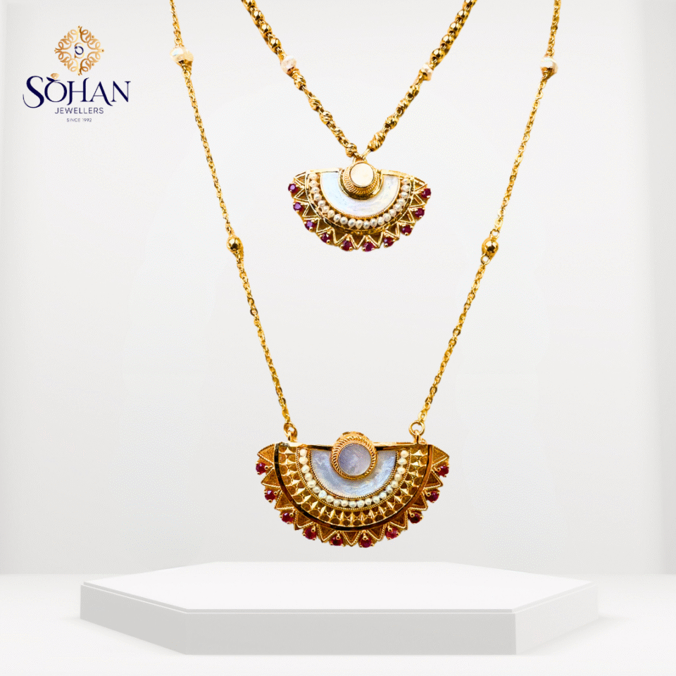 Bahraini Desert Moon Necklace