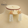Bahraini Celestial Crimson Earring
