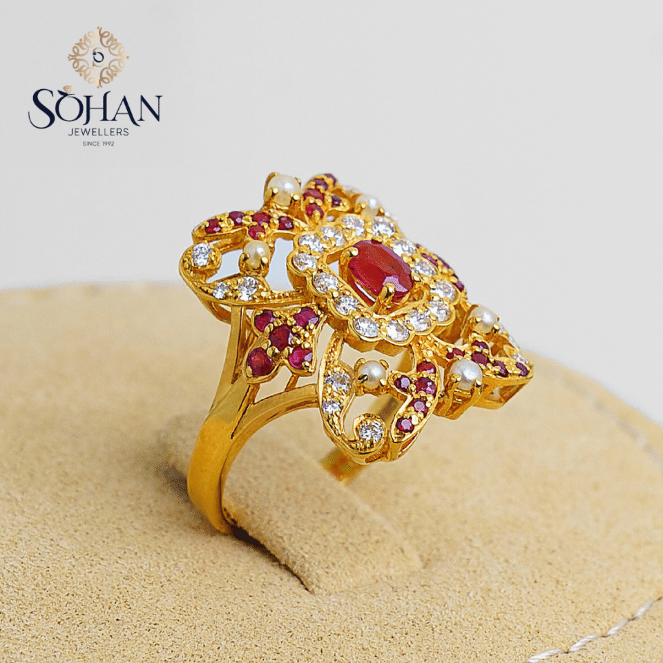 Bahraini Celestial Crimson Ring 2