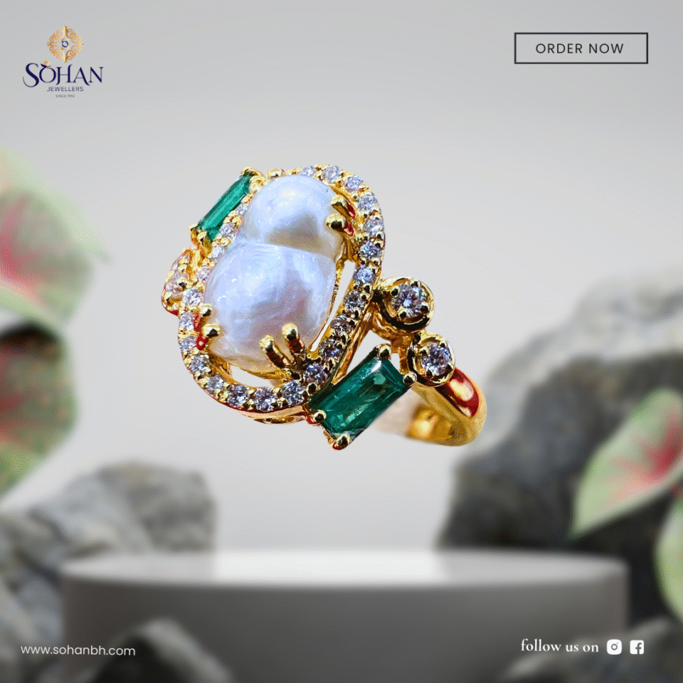 Bahraini Celestial Pearl Ring