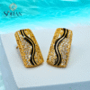 Bahraini Coral Wave Earring