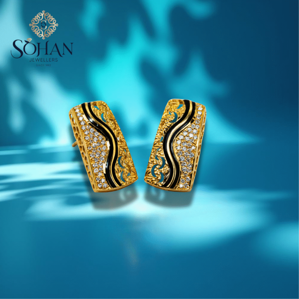 Bahraini Coral Wave Earring 2