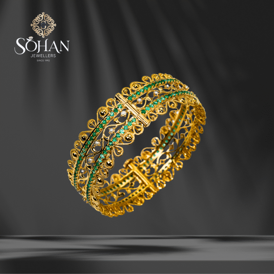 Bahraini Emerald Eden Bangle