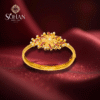 Bahraini Sapphire Blossom Bangle 2