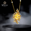 Bahraini Sapphire Blossom Necklace