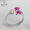 Bahraini Claret Duo Ring