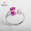 Bahraini Claret Duo Ring 2