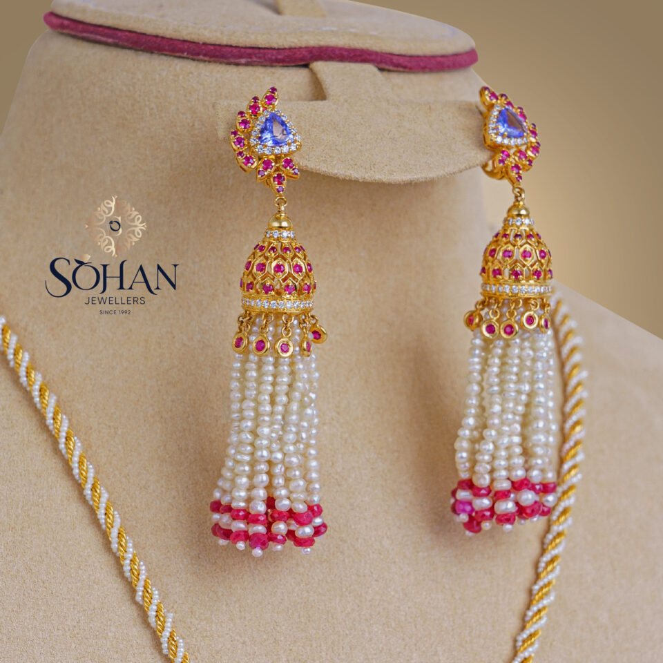 Bahraini Royal Ember Earrings