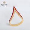 Bahraini Scarlet Flame Ring