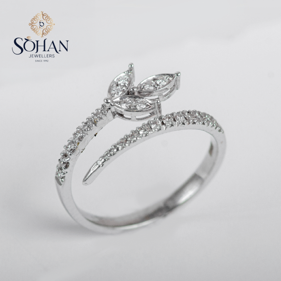 Bahraini Silver Petal Ring 3