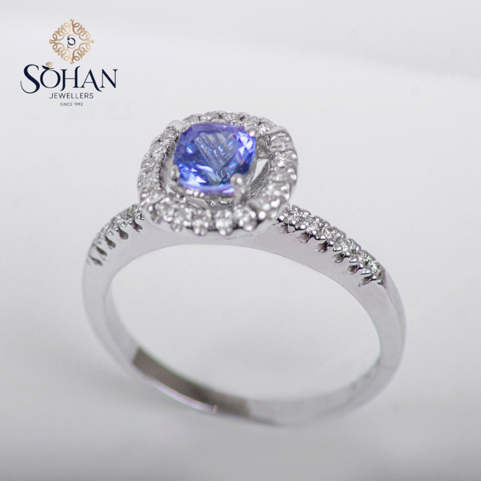 Bahraini Teal Mirage Ring