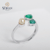 Bahraini Verdant Duo Ring